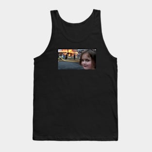 Disaster Girl Meme Tank Top